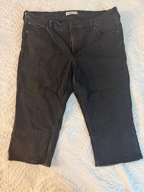 Abercrombie & Fitch Women's Relaxed Black Jeans
